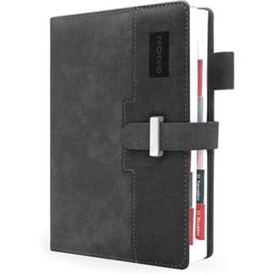 HW CASA Agenda Giornaliera 2026 A5（Gen.-Dic.2026）- con Festività Multilingue (DE/IT/ES/EN/FR), Chiusura con Elastico PU+CARTA, Riepilogo Mensile | Gennaio-Dicembre