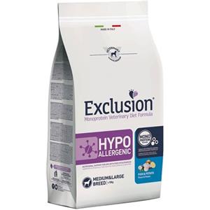 Exclusion Diet Hypoallergenic Medium/Large breed pesce e patate : Formato - 12kg.