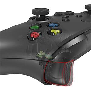eXtremeRate Clicky Hair Trigger Kit per Xbox Series X S Controller LT RT Blocco Grilletti Trigger Stop Cavo Flessibile per Xbox Series X S Joystick Model 1914