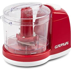 G3 Ferrari G20155 Tritatutto Realmix 2, 150 W, Capacità 350 ml, Funzione Pulse, Lame INOX, Doppia sicurezza, Bianco/Rosso