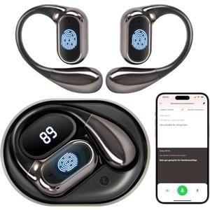 Unichefry Cuffie Traduttore con Traduzione Simultanea in 145 Lingue - Auricolari Bluetooth 5.4 con Riduzione Rumore ENC, Traduttore Vocale Istantaneo Multilingue per Viaggi, Lavoro e Vita Quotidiana