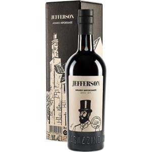 Vecchio Magazzino Doganale Jefferson Amaro Importante, 700 ml, Note Agrumate ed Erbacee, Ideale con Bitter e Vermouth, Botaniche Selezionate e Raccolte a Mano, Jefferson Amaro Calabrese, Confezione Regalo, 30% Vol.