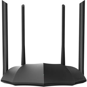 Tenda AC8 Router WiFi AC1200, Dual Band (5GHz/2.4GHz), WiFi Router Wireless, Modalità Punto di Accesso, 4 x 6dBi Antenne Esterne, WAN/LAN Porte Gigabit, Penetrazione di pareti, IPV6, Mu-MiMo