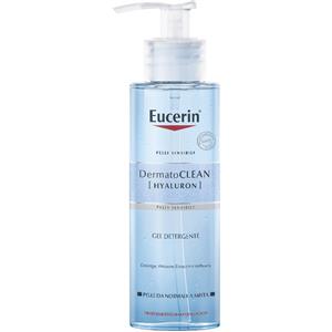 Eucerin DermatoCLEAN Gel Detergente Viso 200ml - Delicato ed Efficace con Acido Ialuronico