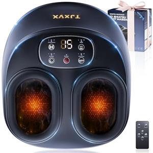 TJXVX Massaggiatore Plantare Elettrico per Dolori ai Piedi | Shiatsu, Calore e Compressione d'Aria | Fascia d'età Uomo Donna, Fino a Taglia EU 46 | Ideale per Ufficio e Casa