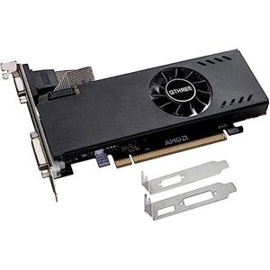 QTHREE Radeon RX 550 Low Profile Scheda Video, 4GB GDDR5 128-bit, DVI-D, HDMI, VGA, PCI Express x8, Gaming Scheda Grafica, DirectX 12, Computer GPU