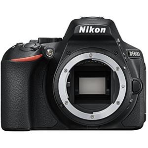 Nikon D5600 Fotocamera Reflex Digitale, 24.2 Megapixel, LCD Touchscreen ad Angolazione Variabile 3, Bluetooth, SD 8 GB 300x Premium Lexar, Nero [Nital Card: 4 Anni di Garanzia]