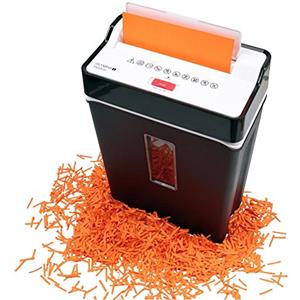 Olympia PS 53 CC distruggi documenti nero, taglio a strisce