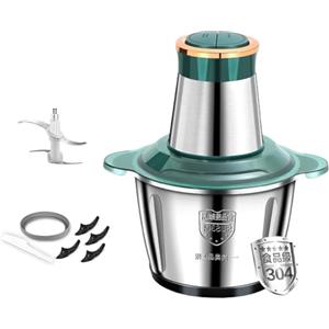 Pneterg Tritatutto Elettrico, 30000-40000 giri/min, 3 l, 30000 W, per carne, frutta, arachidi, noci, fagioli (verde)