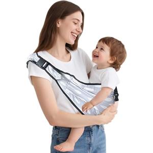 JOYNCLEON Marsupio porta bebè da neonato a bambino, marsupio laterale per bambini con cinghia extra larga, regolabile ed ergonomico, per bambini da 0 a 36 mesi, traspirante da indossare in estate
