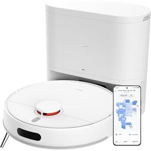 XIAOMI 2025 H40 Robot Aspirapolvere Lavapavimenti con Mappatura LDS | Stazione di Svuotamento Automatico, Aspirazione 10000Pa, Autonomia 180 Min, Controllo App/Voce, per Pelo di Animali