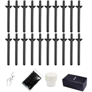 Dryxog Indolore Kit Ceretta Stick di Cera Nasale Cera Depilatoria Rullo Ceretta Viso Taglia Peli Naso e Orecchie per Depilazione del per Uomini e Donne Pulizia Quotidiana di Peli del Naso del Viso
