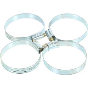 Veemoon Fascette Stringitubo in Metallo 4 Pezzi da 2 Pollici Morsetti Regolabili per Tubo Flessibile Supporto per Estintore e Tubi Piscina Uso Industriale e Domestico Resistente