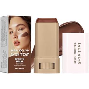 SONGVISON Fondotinta in stick, tinta per la pelle potenziata dal siero - correttore idratante a copertura totale con balsamo di bellezza, splendore e luminosità naturali 24 ore su 24 per una pelle