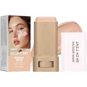 SONGVISON Fondotinta in stick, tinta per la pelle potenziata dal siero - correttore idratante a copertura totale con balsamo di bellezza, splendore e luminosità naturali 24 ore su 24 per una pelle