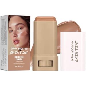 SONGVISON Fondotinta in stick, tinta per la pelle potenziata dal siero - correttore idratante a copertura totale con balsamo di bellezza, splendore e luminosità naturali 24 ore su 24 per una pelle