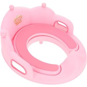 POPETPOP Sedile Wc Portatile Per Ragazzo Ragazza Con Cuscino Imbottito, Sedile Per Addestramento Vasino, Ampia Per Ragazze, Adatto Per Uso Domestico