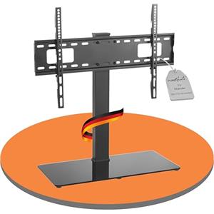 PureMounts Supporto TV, supporto, supporto TV universale per 37-70 pollici Samsung, LG, Philips, Panasonic e molti altri, Max. Vesa 600x400 & 40 kg, nero