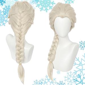 CWENDANER Parrucca lunga ondulata, da principessa, per tutti i giorni, Halloween, Carnevale