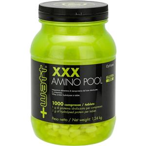 WATT XXX Amino Pool - Integratore a Rapidissimo Assorbimento per la Crescita della Massa Muscolare - 1000 Compresse Gluten Free