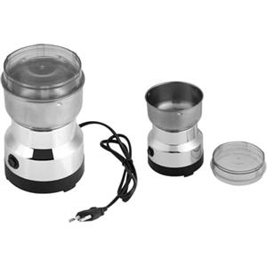 Funien Macinatrice Elettrica per Chicchi di caffè in Acciaio Inossidabile, Facile da Usare e da Pulire, Design Unico, Adatta per Ufficio Domestico, Macina caffè, Noci, Fagioli e Altri