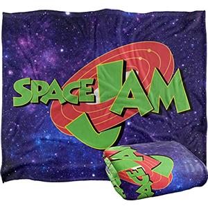 LOGOVISION INCEPPAMENTO SPAZIALE Plaid Space Jam Silky Touch super morbido, 152 x 127 cm