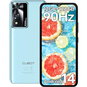 CUBOT A10 Smartphone Android 14 (2024), 12(4+8) GB+128GB/1TB, Octa-Core, 6.56" HD+/90Hz Display Telefono Cellulare, 48MP+16MP Fotocamera, 5100mAh, Dual SIM 4G Telefoni, Face ID/GPS/OTG/3.5mm Jack
