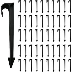Hpamba 50 Pezzi Picchetti Di Fissaggio A Tubo Per Linea Di Irrigazione A Goccia Tubo Piangente Ancoraggio Di Fissaggio Irrigazione Per Orti E Giardini Letti Di Fiori Sistema Di Irrigazione Strumenti