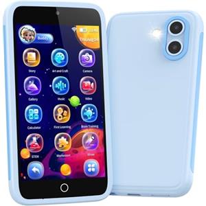 orantronx Telefono Giocattolo per Bambini, 3.97" Cellulare per Bambini 3 4 5 6 7 8 9 10 11 12 Anni con 200+ Giochi, Doppia Fotocamera, Controllo Parentale, Telecamera, Musicale, Regalo di Compleanno Natale
