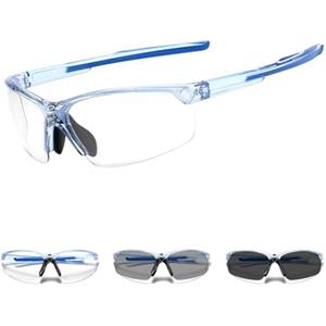 Suertree Fotocromatici Occhiali Da Ciclismo Sportivi Donne Uomini MTB Trasparenti Lenti Bici Bicicletta UV400 Corsa Pallavolo Guida Pesca Golf Escursionismo Alpinismo