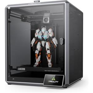 Creality K1 Max Stampante 3D Pronta, Max 600 mm/s, AI Camera, AI LiDAR, Livellamento Automatico, Doppio Raffreddamento, 300x300x300mm per Uffici, Aziendee Fai-da-te