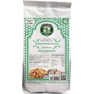 Molino Dallagiovanna Preparato Senza Glutine per Dolci Lievitati 1 Kg - Fonte di Fibre