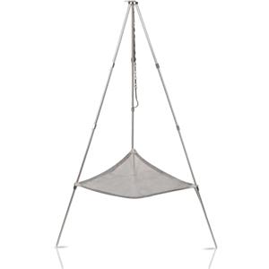 Aicoimy Camino da Campeggio Portatile, Braciere da Giardino, Braciere Campeggio in Acciaio Inox, per Patio, Campeggio, Giardino(53 * 53 * 53cm)