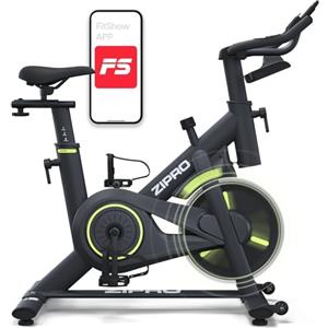 ZIPRO Cyclette da Casa Professionale Spinning Bike Spin Camera Bici Spinbike Meccanica con App Volano LCD Schermo Monitoraggio Capacità di Peso 120kg Silenzio Salvaspazio Resistenza Regolabile - MODO
