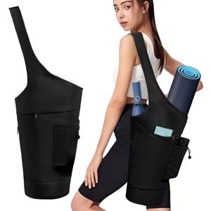 Aucuu Borsone Palestra, Borsa da Yoga Donna, per Yoga Pilates, Borsone Palestra Sportiva Impermeabile, con Scomparto Umido Tasca Sacca