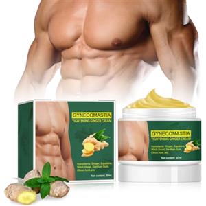 Nexolla Gynecomastia Tightening Ginger Cream, Crema Dimagrante, Crema Rassodante Corpo Forte Body Anticellulite per Braccia Pancia/Glutei/Gambe
