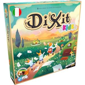 Asmodee - DIXIT KIDS - Gioco da Tavolo di Immaginazione e Fantasia | Carte da Gioco Strategico e di Narrazione per Bambini e Famiglie - 3-6 Giocatori - 6+ Anni - 25 Minuti - Edizione Italiana