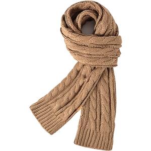 REDESS Sciarpa da donna in maglia grossa Sciarpa invernale calda e lunga Sciarpa in cashmere e lana Sciarpa invernale spessa e larga per donna