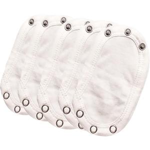 Zwenjuan Estensione Corpo Bambino,5 Pezzi Extension per Il Corpo,Prolunga Body Neonato,Utility Pannolino Prolunga per Body Neonato Pannolini per Bambino (Bianco)