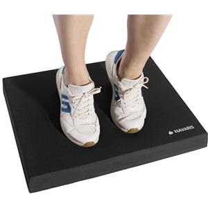Navaris Pedana per Palestra Fitness e Yoga - Tappetino Balance Pad con Base Antiscivolo XXL - fino a 150 KG - per Esercizi Allenamento Plank Pilates e Riabilitazione