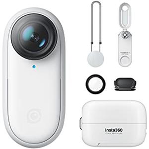 Insta360 GO 2 - Piccola Action Camera, Pesa 27 g, Impermeabile, Stabilizzazione, Cattura POV, Sensore 1/2.3, con Custodia di Ricarica e Accessori per Fotocamera Indossabile per Viaggi, Sport, Vlog