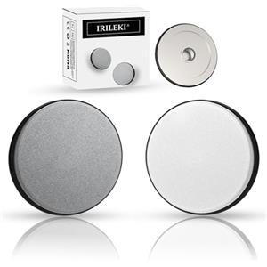 IRILEKI Affilacoltelli Rolling Dischi di Ricambio, Affilacoltelli Rotolante Testa di Ricambio, Dischi per Coltelli da Cucina (Filettatura Metrica: M12)-Diamante 1000#/Ceramica 3000# (2 PZ)