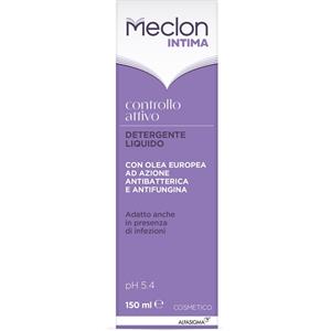 Alfasigma Meclon Intima Controllo Attivo Detergente Liquido 150 ml - pH 5,4 per un'igiene intima delicata ed efficace