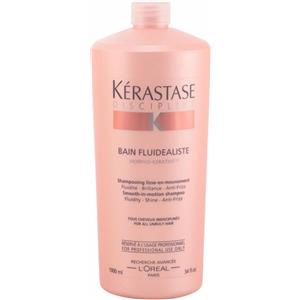 Kérastase Discipline Bain Fluidealiste Shampoo 1000 ml - Per Capelli Indisciplinati, Anti-Crespo e Brillantezza