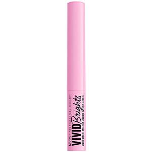 NYX Professional Makeup Vivid Brights Eyeliner 2 ml - Sneaky Pink, Colore Intenso e Opaco, Facile Applicazione