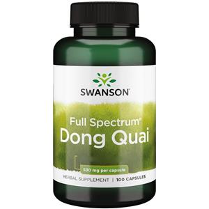 Swanson Dong Quai 530 mg - Integratore a base di erbe per il benessere femminile, 100 capsule