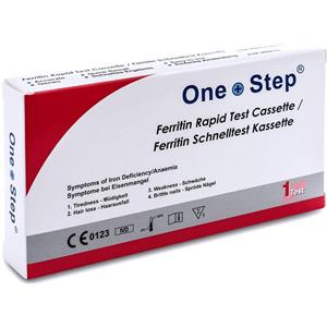One+Step test rapido per la carenza di ferro - Set completo per l'auto
