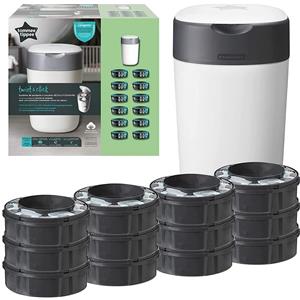 Tommee Tippee Pannolini Tommee Tippee Twist & Click Sangenic Tec set iniziale 13 St