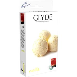 Glyde Ultra Vanilla - 10 Preservativi Vegani Aromatizzati alla Vaniglia in Lattice Naturale
