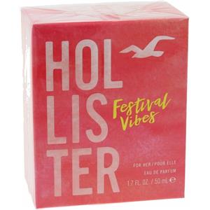 Hollister Festival Vibes Eau de Parfum da Donna 50 ml - Fragranza Floreale-Fruttata Fresca e Gioiosa